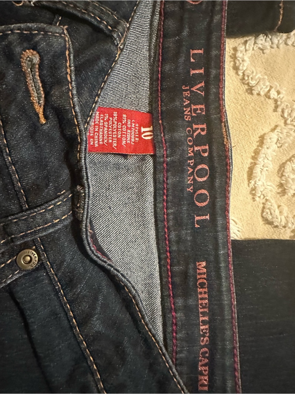 Liverpool Women’s Dark Indigo Relaxed Jeans - Picture 2 of 4